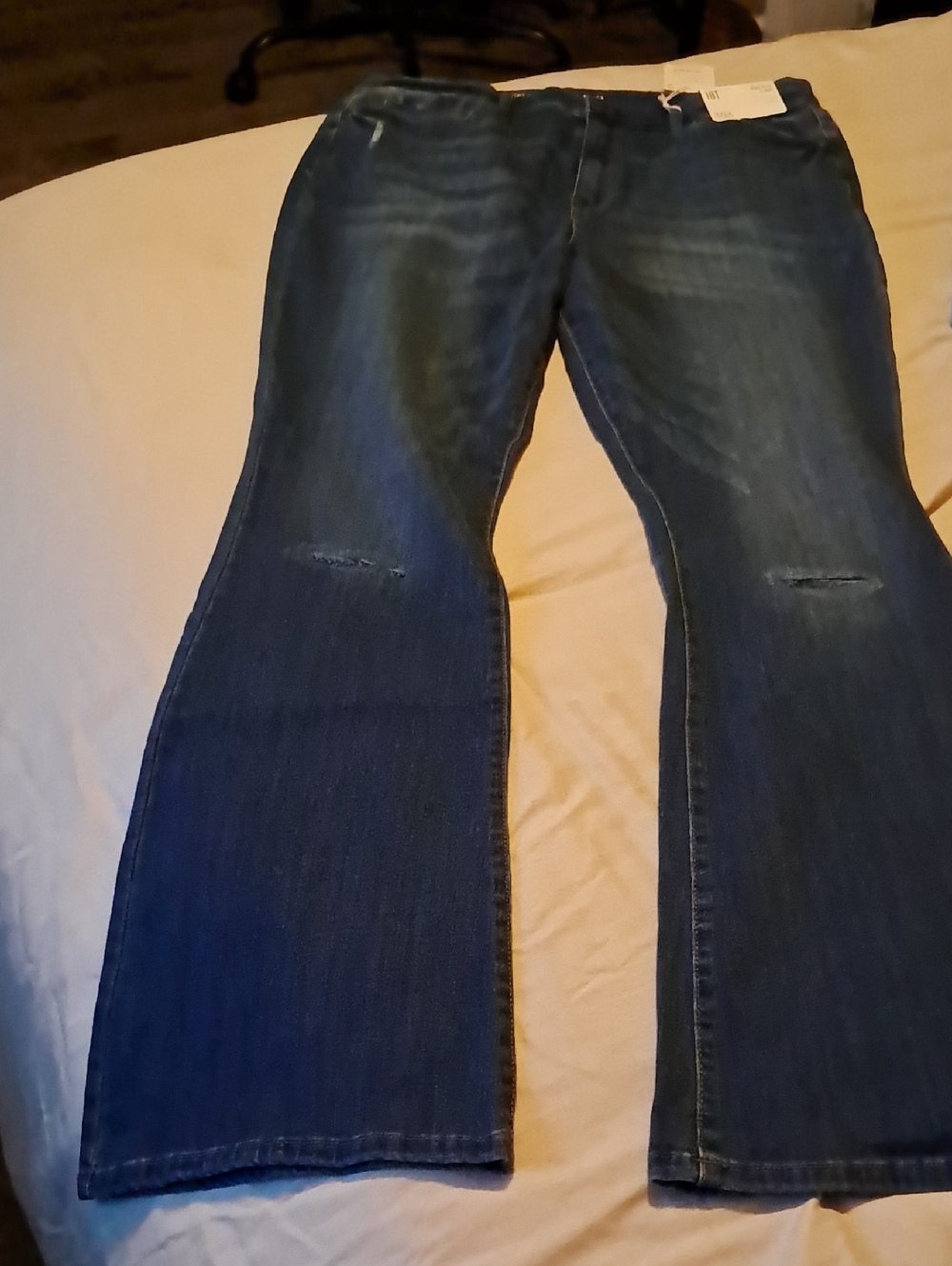 a.n.a Dark Blue Flare Jeans